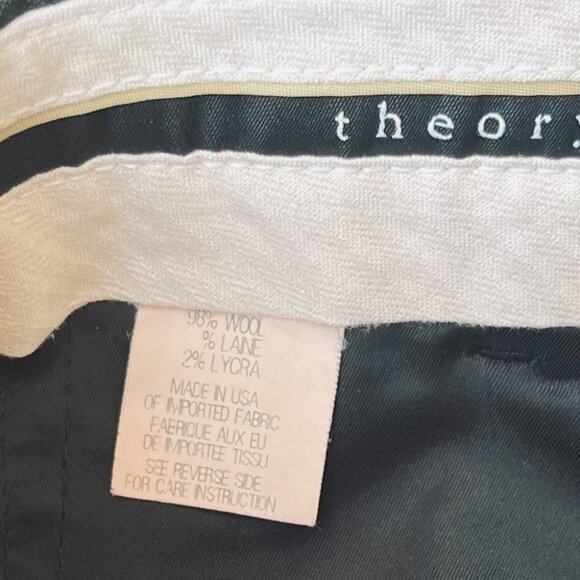 Theory Black Women's Trousers - Picture 4 of 5